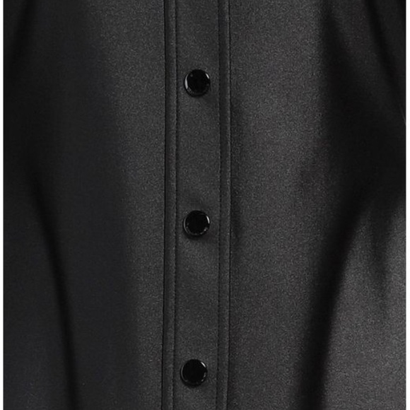 NWT Alexander Wang crystal-embellished split-cuff shirt Size 4 - Picture 7 of 10